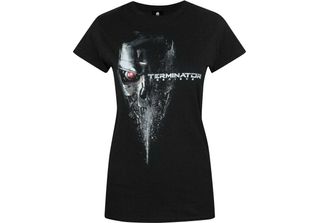 Maglietta Terminator Genisys Logo Donna NS4212 (M) (Nero)