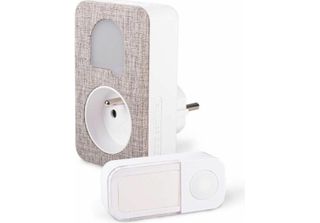 Scs Sentinel Campanello Senza Fili, Plastica, Grigio/Bianco