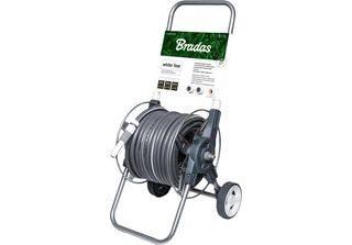 Bradaswl-W2B50 Set Di Avvolgitubo Bradas White Silver Plus, 1/2", 50 M"