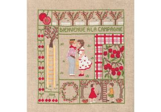 Kit Punto Croce Le Bonheur Des Dames "Welcome June"", Diy, 21X23Cm, Diy"