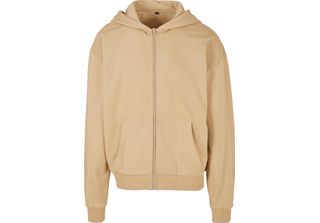Build Your Brand - Felpa Con Cappuccio A Zip Intera Ultra Pesante Per Uomo RW84…