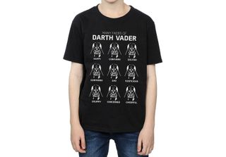 Star Wars - Maglietta "Molti Volti Di Darth Vader"" Per Ragazzi BI1041 (116) (N…