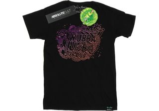 Rick And Morty - Maglietta "Wubba Lubba"" Da Uomo BI52528 (Xl) (Nero)"