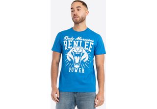 Maglietta Herren Normale Passform Tiger Power Royal Blue/White L Benlee