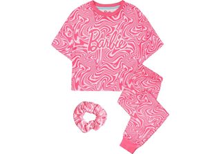 Barbie - Pigiama Per Bambine NS7661 (104) (Rosa)