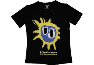 Primal Scream - Maglietta "Screamadelica"" Da Donna RO10372 (S) (Nero)"