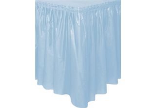 Unique Party - Tovaglia, Plastica SG32055 (Taglia Unica) (Azzurro)
