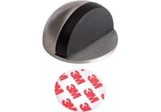Fermaporta Walteco Ø 45X25Mm Acciaio Inox, Adesivo