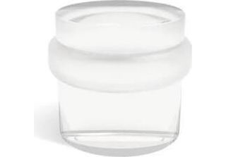Walteco Fermaporta, Diametro 38X30 Mm, Trasparente, Autoadesivo