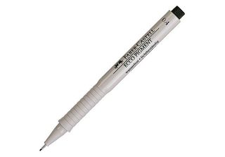 FABER-CASTELL Fodera In Pigmento Ecco Pigment 0,4 Mm Nero