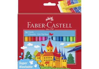 Faber-Castell 554203 FABER-CASTELL Penna A Punta In Fibra Castle, Confezione Da…