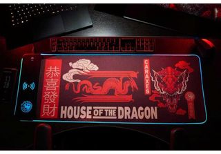 Numskull 154921 Numskull Mauspad House Of Dragons + Wireless Charge 30X80Cm
