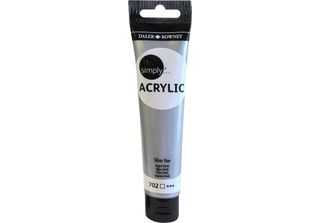 Daler Rowney Simply Acrylic Paint Argento 75 Ml 1 Pz