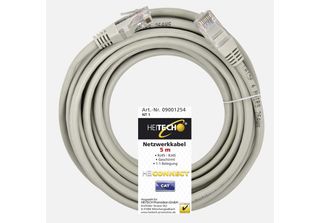 Heitech Heitech Cat5E, Cavo Di Rete Da 5 M Beige