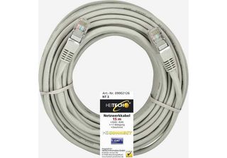 Heitech Heitech Cat5E, Cavo Di Rete Da 15 M Beige
