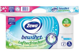 Zewa 380001 Zewa Toilettenpapier BewäHrt Lufterfrischer 3-Lagig, 8 Rollen