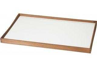 Vassoio Da Portata Architectmade Vassoio Girevole Bianco 30 X 48 Cm