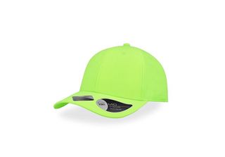 Atlantis Refe | Recy Feel Cap, Cappello A 6 Pannelli - Colore: Verde Fluo - Tag…