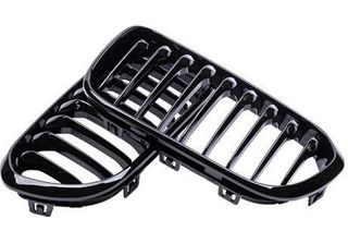 Llctools Griglia Radiatore Nera Lucida Adatta Per Bmw Serie 1 F20 F21 Lci 2015-