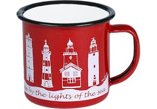 Mini Tazza Smaltata Rossa (6X6CM) Fari - Joyin