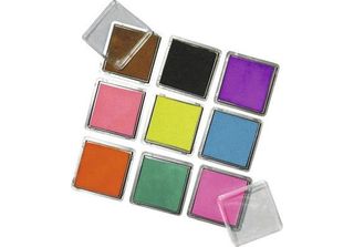 Rayher 7854149 Rayher Stempelkissen Scrapbooking-Set 9 FarbtöNe