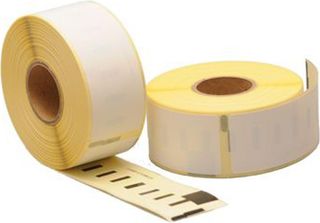 Rillstab 85010 Rillstab Rollenetiketten, 89 X 28 Mm, Weiß, 12 Rollen