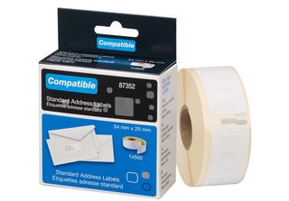 Rillstab 87352 Etichette In Rotolo Rillstab, 25 X 54 Mm, Bianco