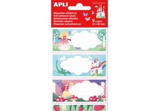 Agipa 18436 Agipa Buchetiketten "Prinzess"", 36 X 81 Mm"