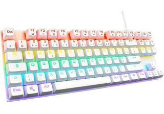 Tastatura Gaming Il G-Lab Mercury, Mecanica, Alb, Azerty