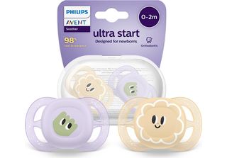 Philips Avent Ultra Start SCF07503 Succhietto 0-2 Mesi In Silicone Senza Bpa