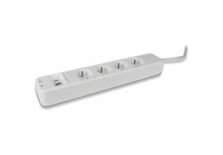 Scs Sentinel Sentinel Smartplug, 4 Prese, USB-C, Bianco, 240V