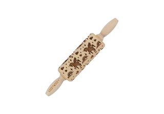 Saliera Goody Woody Con Incisione 23,5 C In Legno Di Faggio Design Unicorno