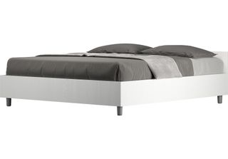 Ityhome - Letto Contenitore 160X200 Bianco Frassino Nuamo