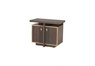 Credenza Marrone Con Ante Unicolor Studio Moderno Armadio Archivio