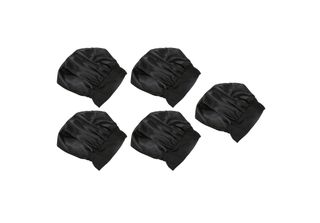 5PCS Sleeping Hair Cap Tessuto Di Seta Banda Larga Raso Bonnet Fascia Traspiran…