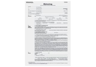 Sigel Vordruck "Mietvertrag"", A4, 4-Seitig - FüR Den Markt: D - 25 StüCk (MV46…