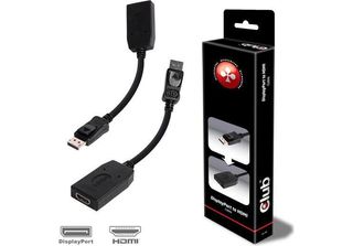 Club 3D CAC-1001 Club3D Adapter Displayport > Hdmi St/Bu Retail