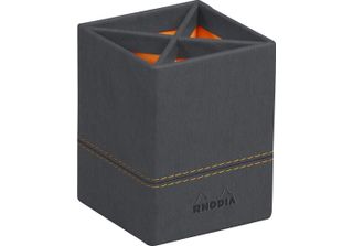 Rhodia 194525C Rhodia StifteköCher, Aus Kunstleder, Titan