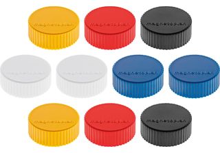 Magnetoplan 1660010 Magnetoplan Discofix Magnete Rotondo "Magnum"", Colori Asso…