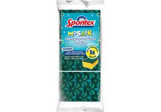 Spontex Sponge Mosaic 19411056 Assortiti. 3 Pezzi.