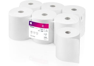 Wepa 317950 Satino By Wepa Handtuchrolle Prestige, 3-Lagig, 120 M