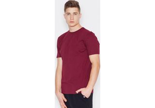 Visent T-Shirt Uomo Manica Corta Laolin Bordo S