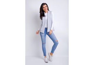 Awama Gilet Donna Culon A155 Grigio L/Xl