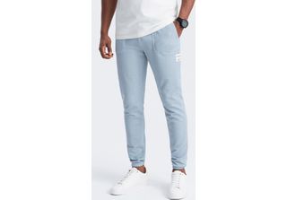 Ombre Clothing Pantaloni Da Uomo Awour Blu Chiaro L