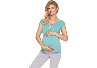 Peekaboo DáSmke Pigiama Maternità Yunu Menta L/Xl