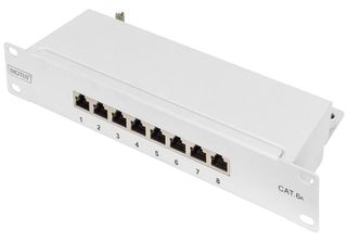 Digitus DN-91608S-EA Digitgus Cat 6A, Klasse E Patch Panel, Geschirmt, Schwarz