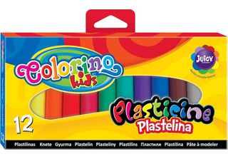 Plastilina Rotonda 12 Colori Colorino