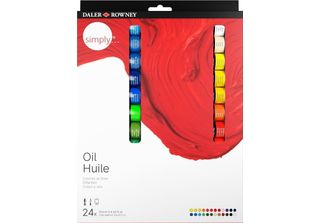 Daler-Rowney Simply Oil Colour Set, 24 X 12 Ml