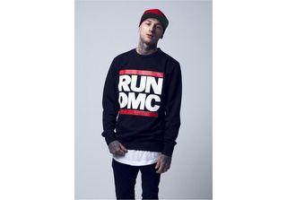 Mr. Tee Run Dmc Logo Girocollo Nero - S