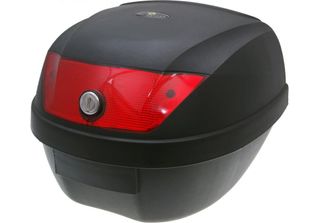101_Octane Top Case Valigia Nera 28L / Riflettore Rosso
